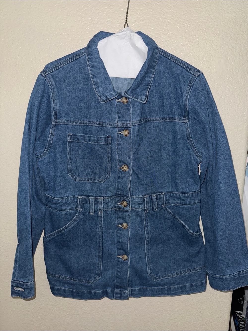 Classic Blue Denim Jean Jacket - Women